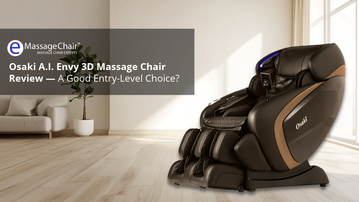 Osaki Envy 3D Massage Chair Review — A Good Entry-Level