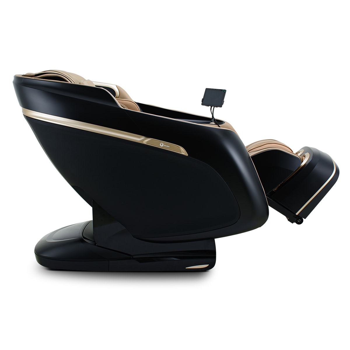 Ogawa Master Drive DUO LE Black and Champagne Reclined View