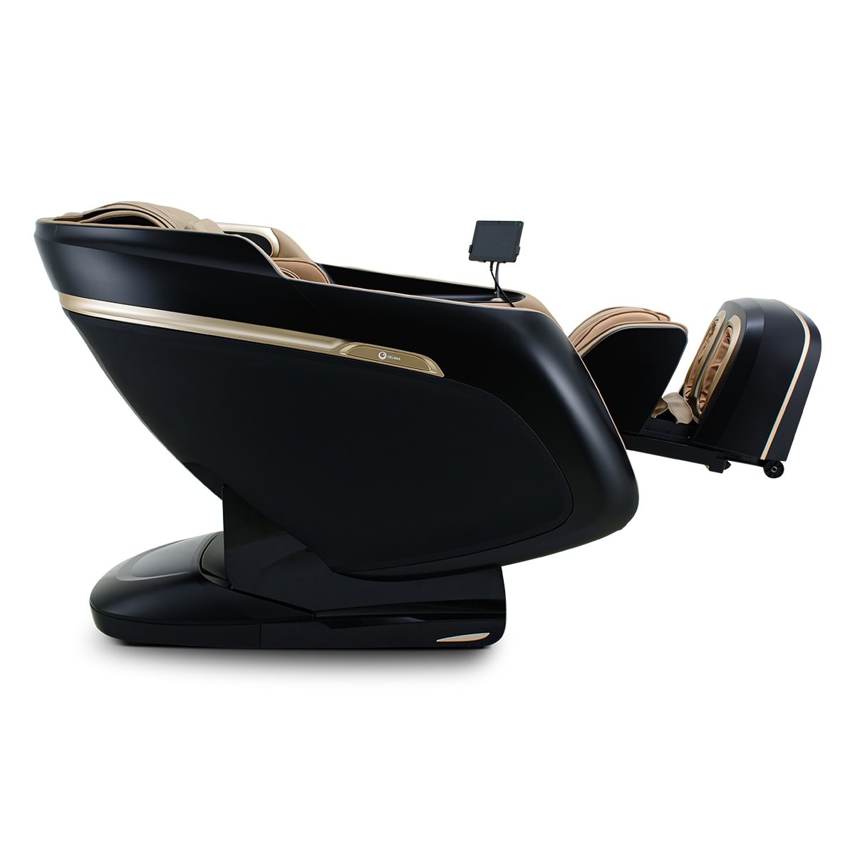 Ogawa Master Drive DUO LE Black and Champagne Reclined View