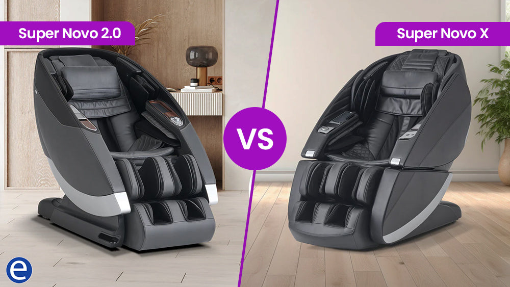 Human Touch Super Novo X vs Super Novo Comparison