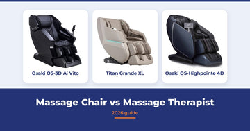 Massage Chair vs Massage Therapist: Which Is Right for You? (2026)