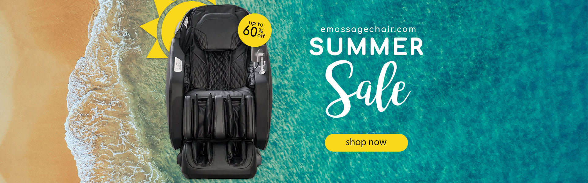 Massage chair with summer sale text and beach background1621243260e1af0c20-0
