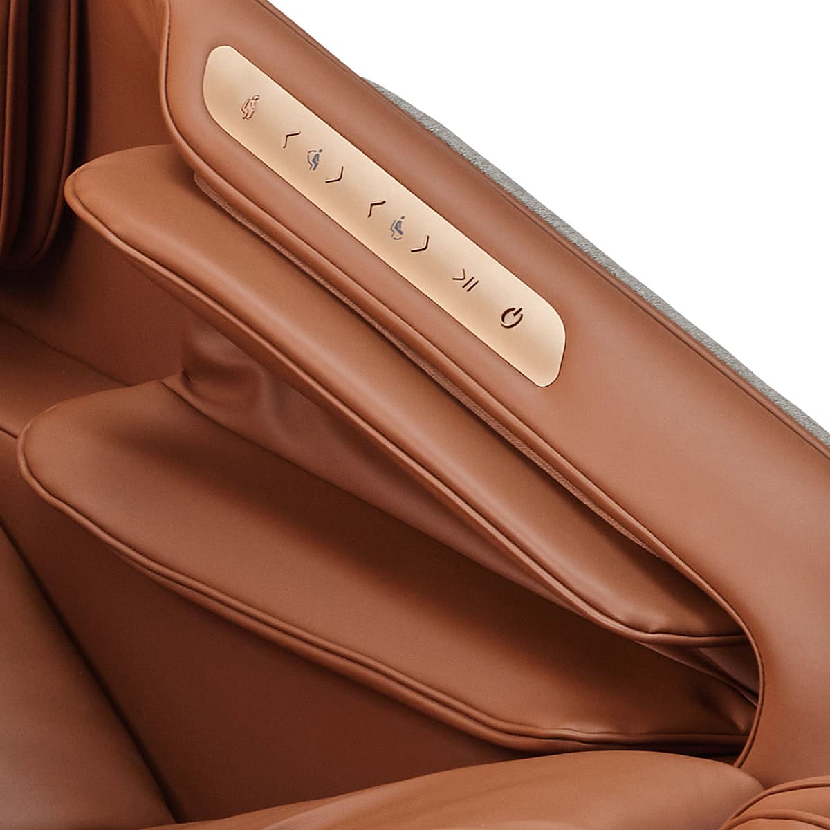 Ceragem Pause M10 Massage Chair Brown Armrest Controls