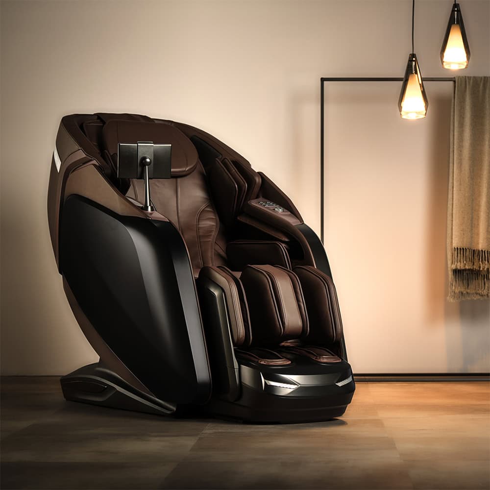 Fujiiryoki Cyber Relax Elite Earth Angled View Staged
