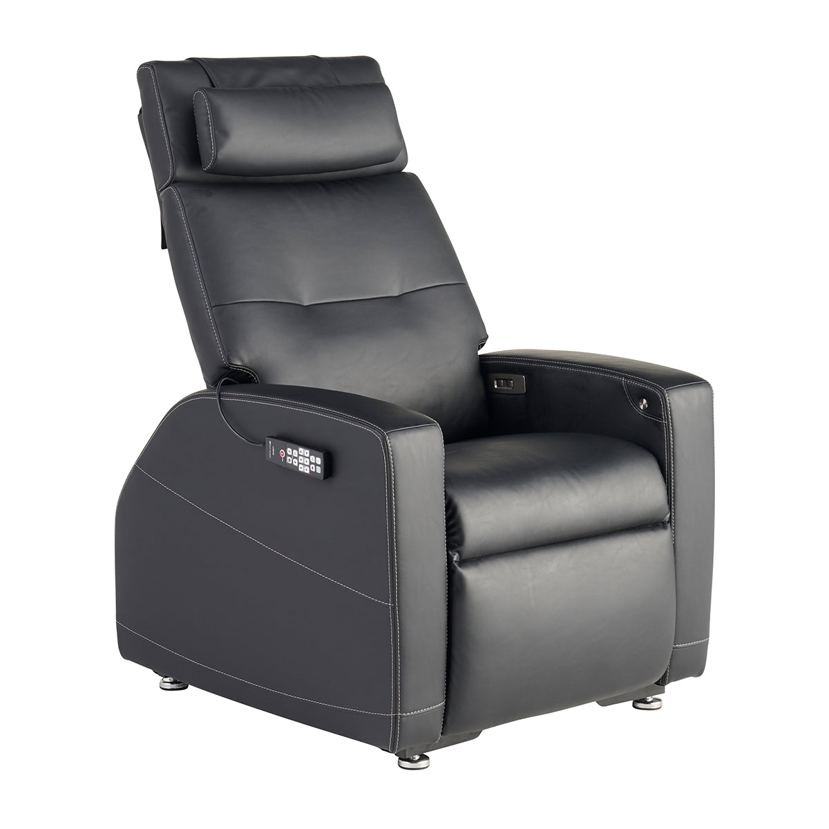 Human Touch Laevo ZG Chair Black Angled View