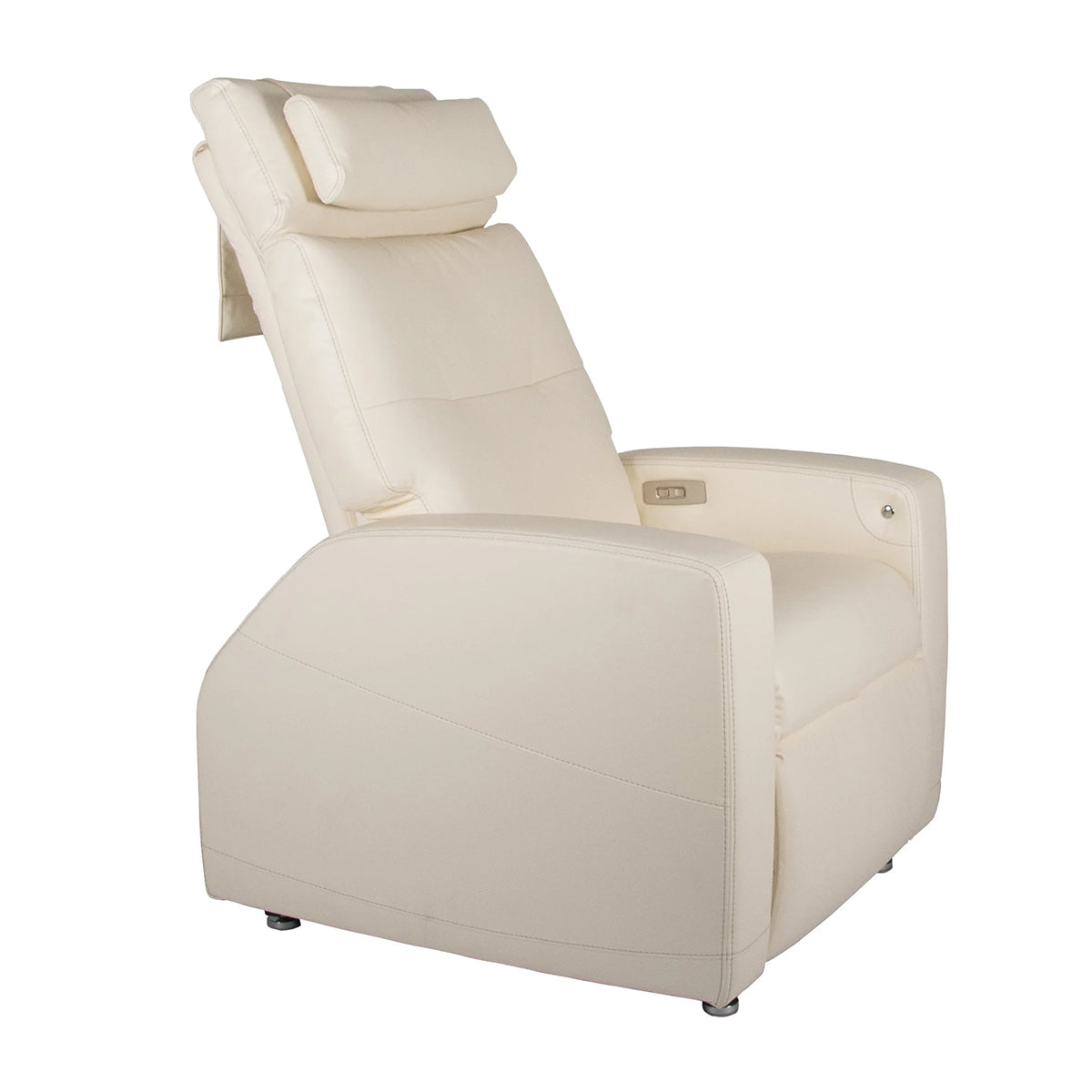 Human Touch Laevo ZG Chair Cream Angled View 