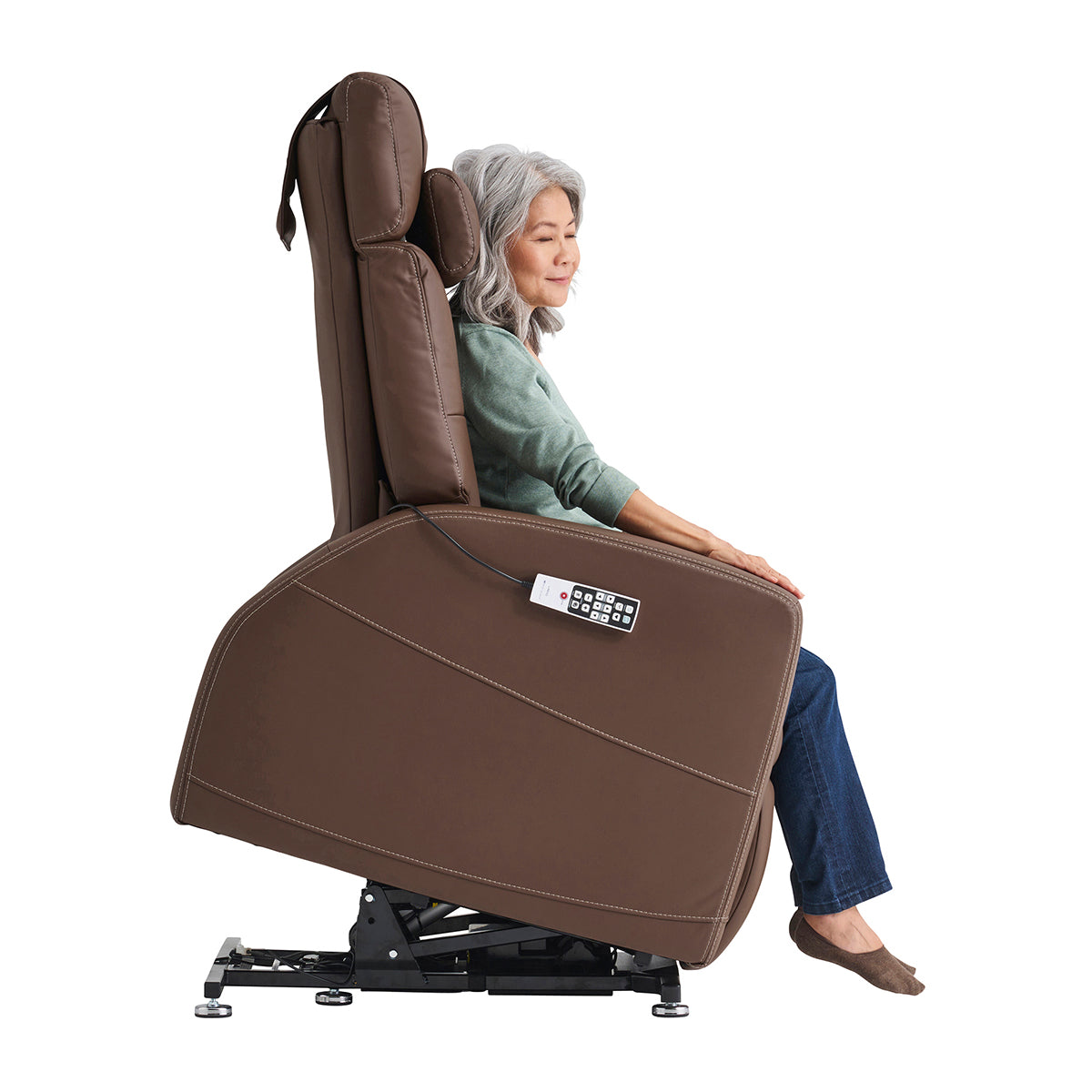 Human Touch Laevo ZG Chair Saddle Lift View One Model