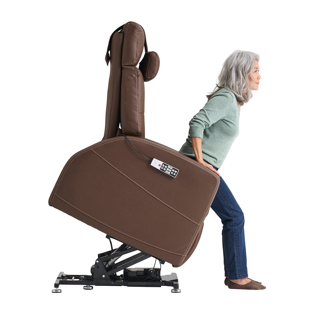 Human Touch Laevo ZG Chair Saddle Lift View 2 Model