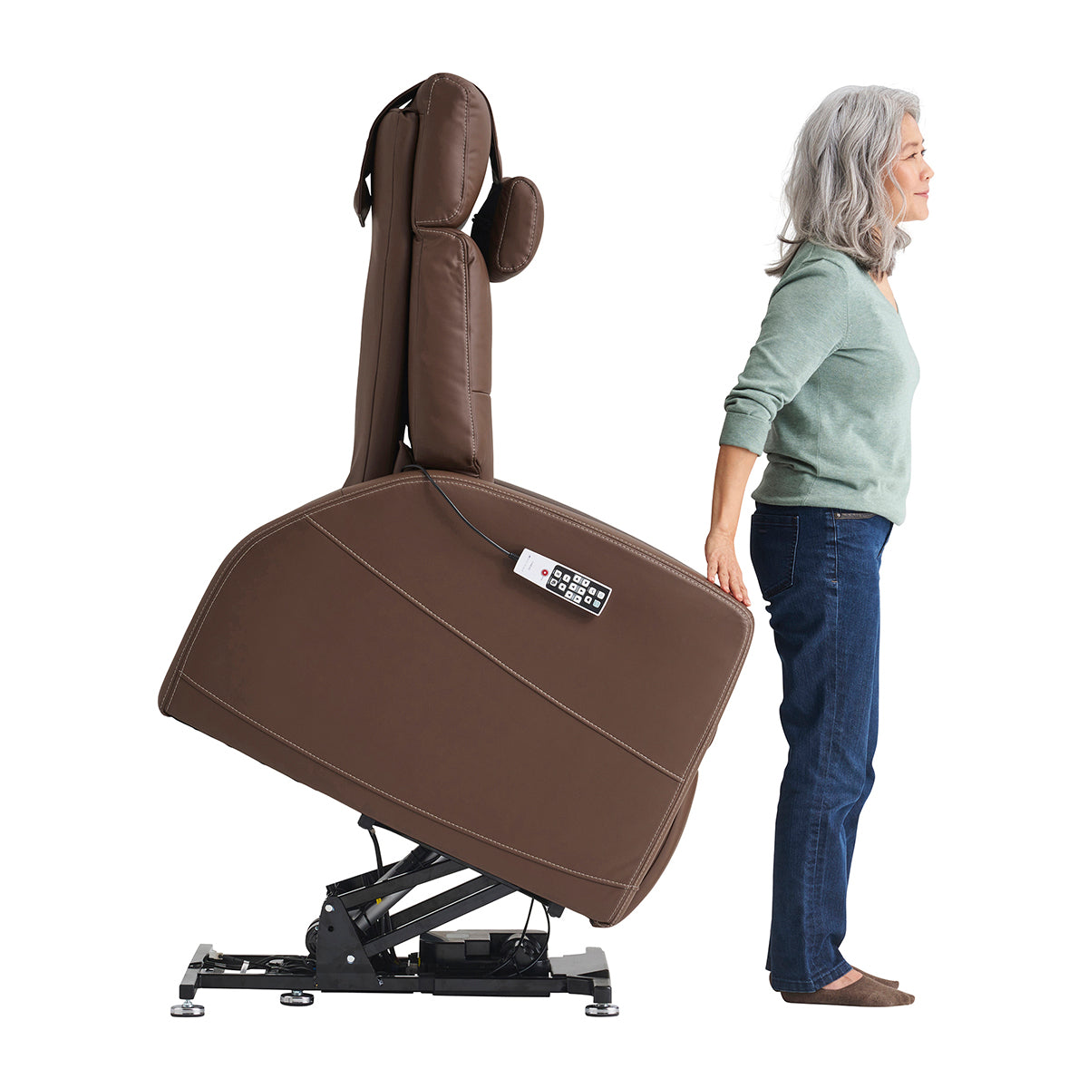 Human Touch Laevo ZG Chair Saddle Lift View 3 Model