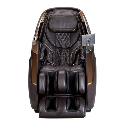 Infinity Imperial Syner-D Massage Chair Dark Brown Front View