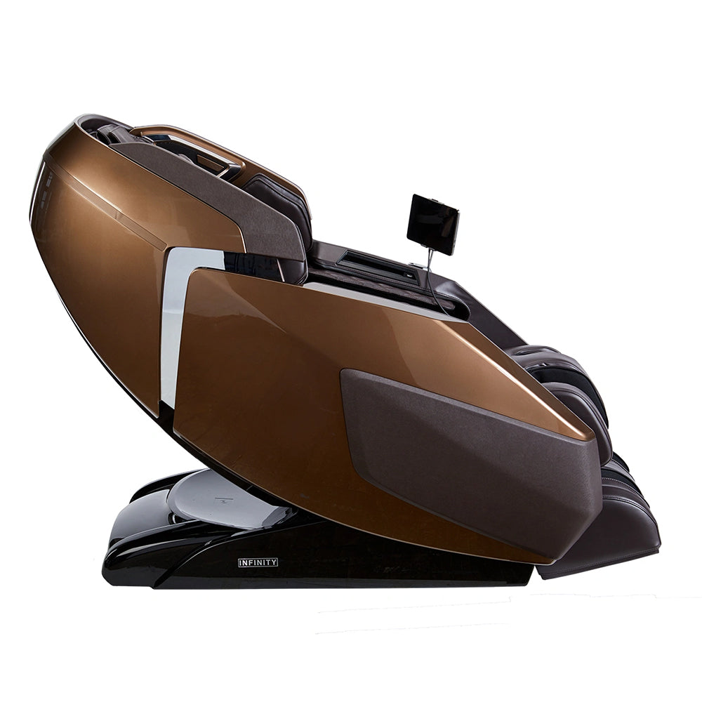 Infinity Imperial Syner-D Massage Chair Dark Brown Side View