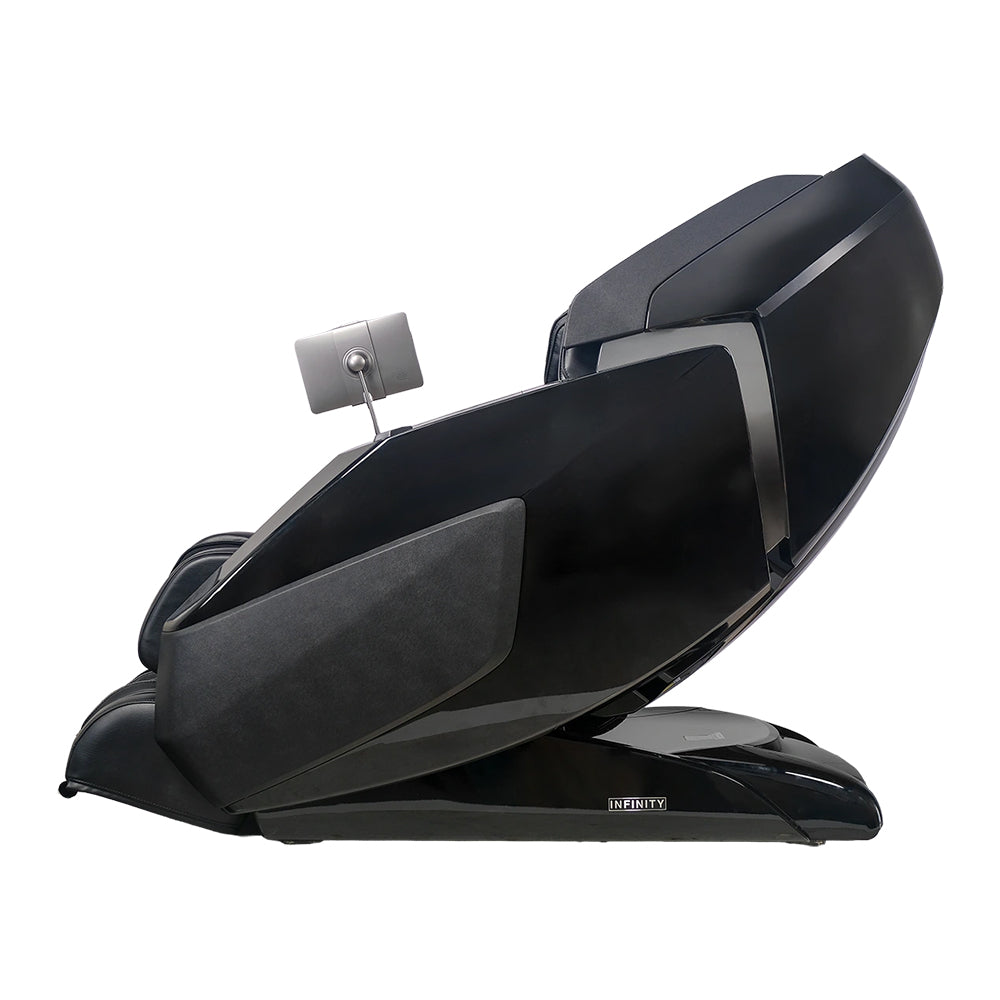 Infinity Ultra Imperial Syner-D Massage Chair Black Side View Left