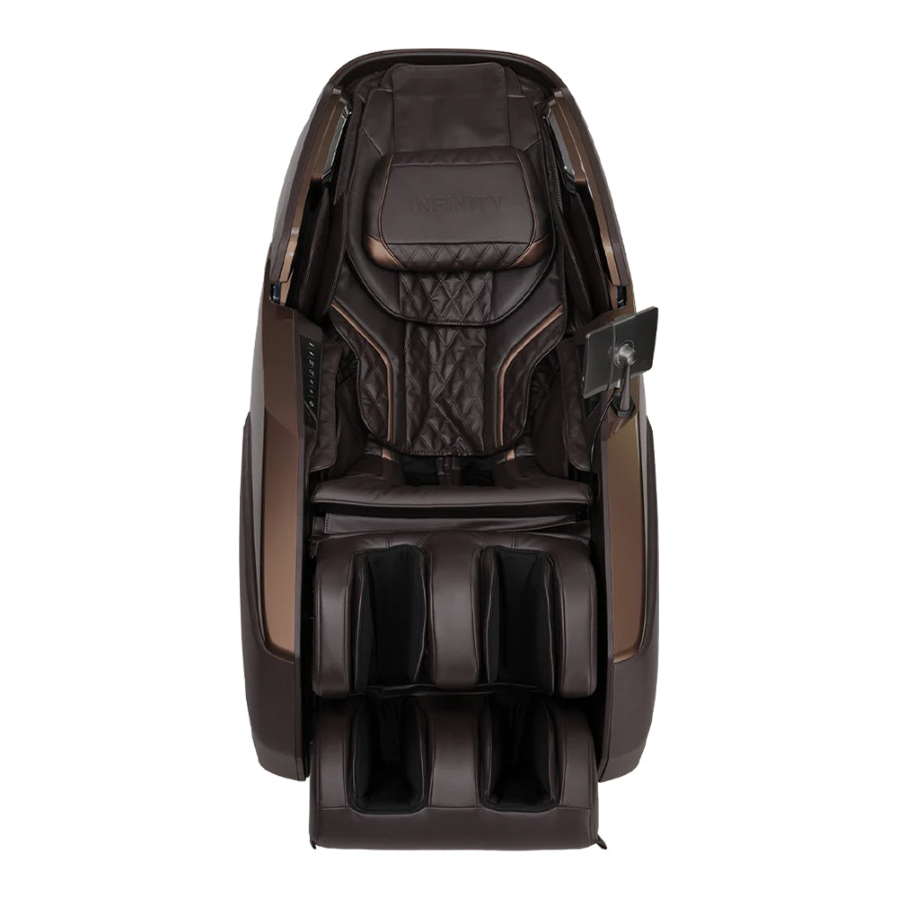 Infinity Ultra Imperial Syner-D Massage Chair Brown  Front View