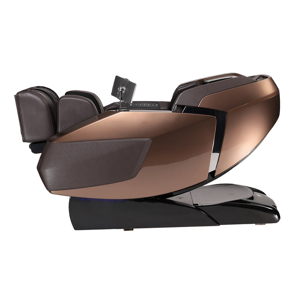 Infinity Ultra Imperial Syner-D Massage Chair Brown Recline View