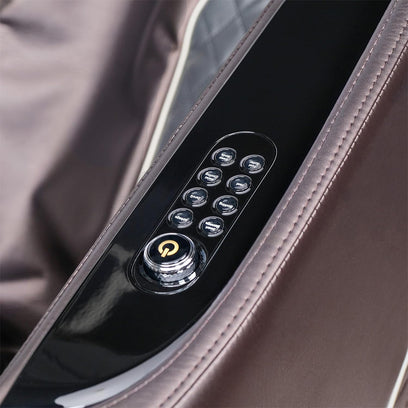 Kyota Kizuna M688 Massage Chair Brown Armrest Controls