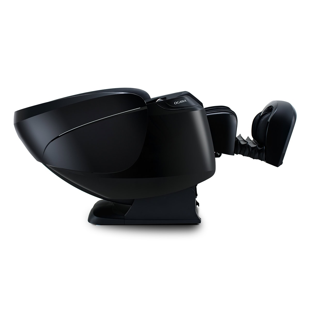 Ogawa Active XL DUO Black Zero Gravity Recline View with Extended Leg Rest