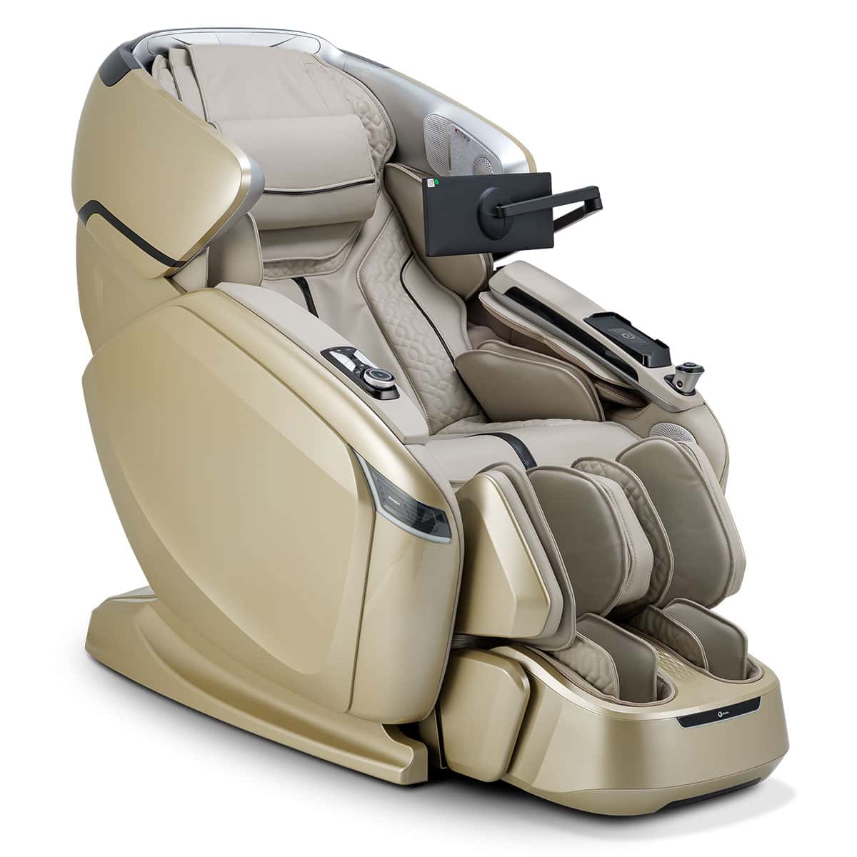 Ogawa BioVision Massage Chair Agate and Platinum Angled View