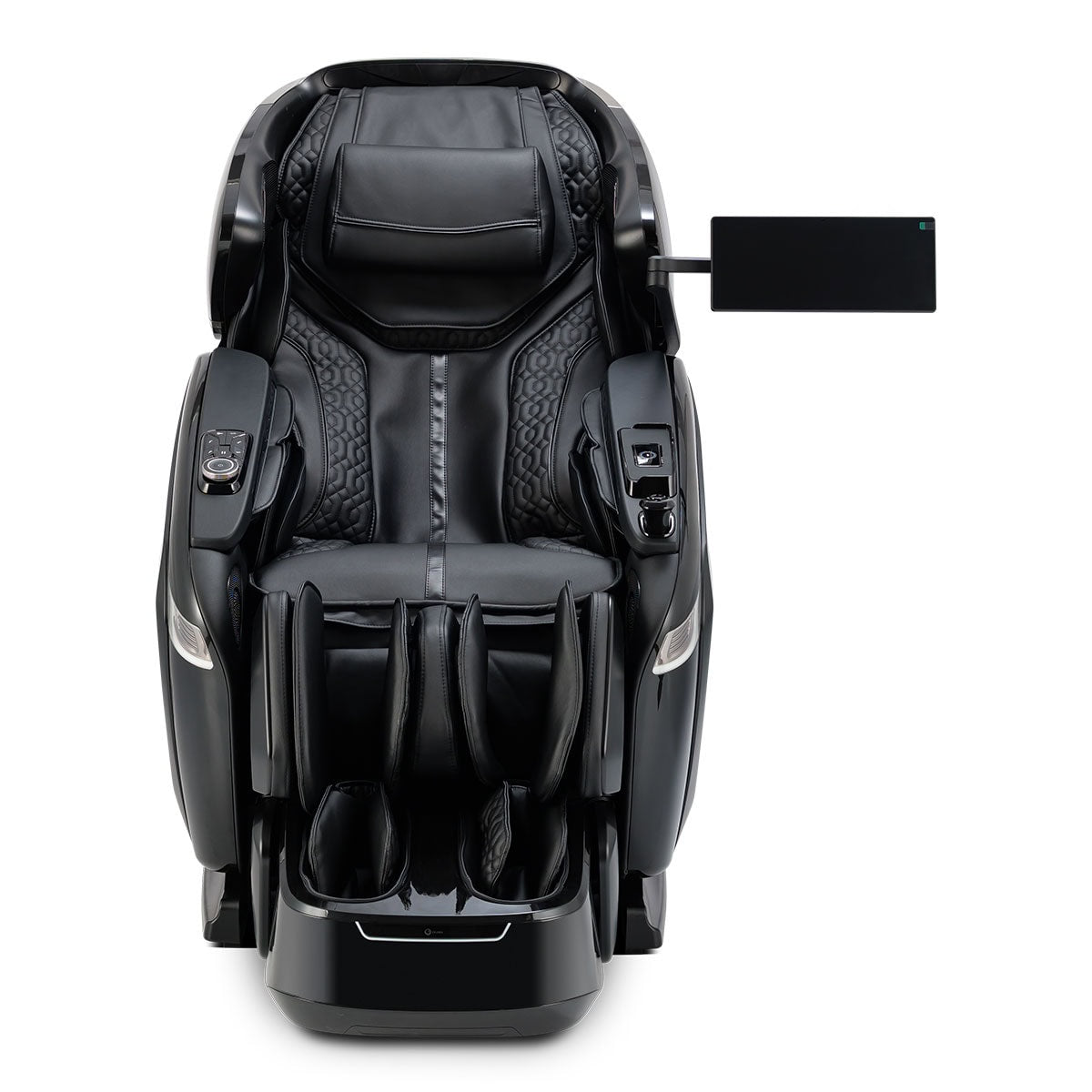 Ogawa BioVision Massage Chair Black and Black Front View