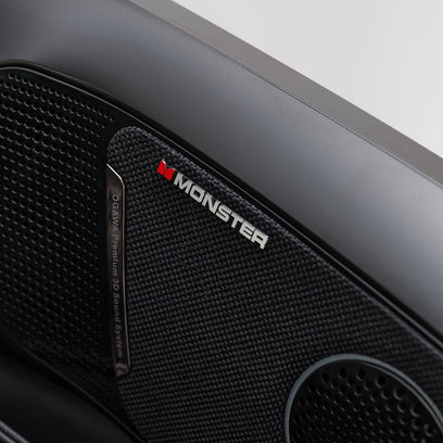 Ogawa BioVision Massage Chair Black and Black Monster Speakers