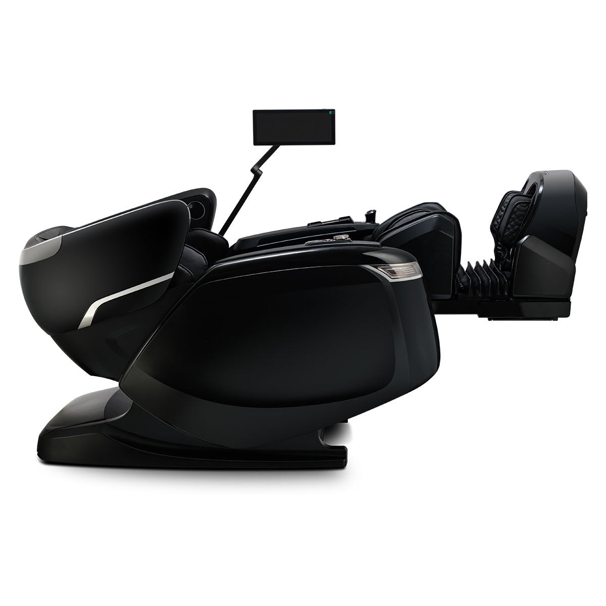 Ogawa BioVision Massage Chair Black and Black Zero Gravity Recline with Extended Footrest