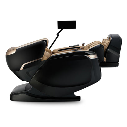 Ogawa BioVision Massage Chair Black and Champagne Zero Gravity Recline View