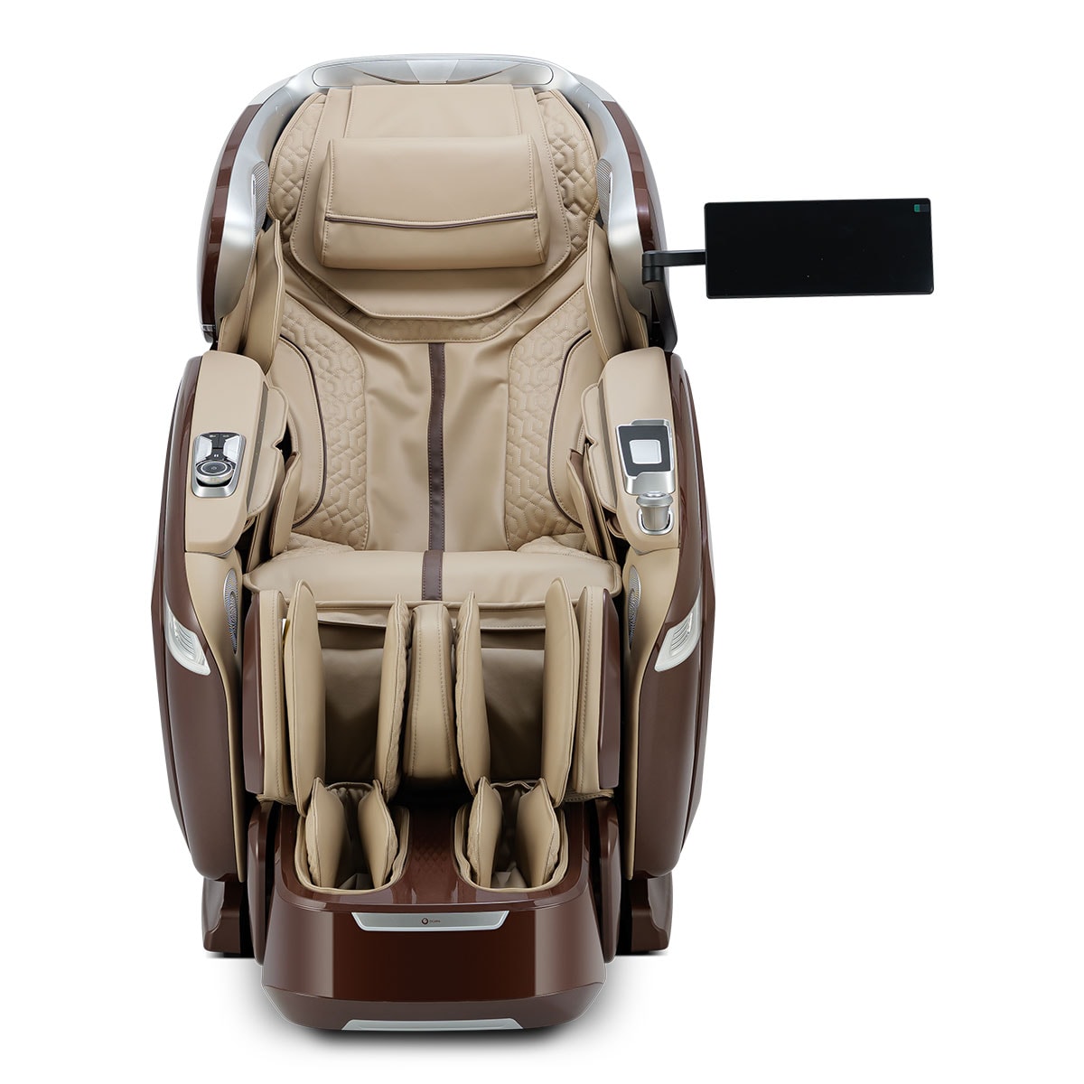 Ogawa BioVision Massage Chair Chocolate and Sand Front View