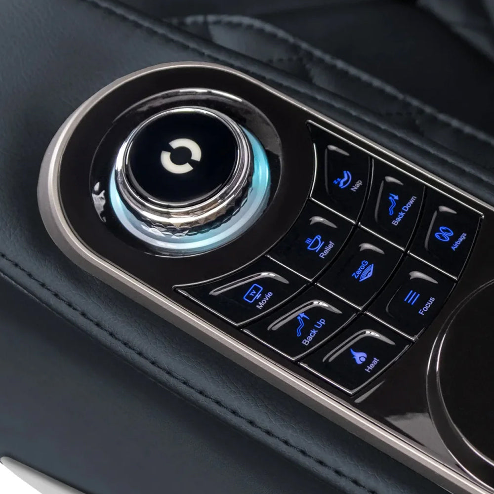 Osaki 4D+3D Bravo Duo Flex Armrest Controls