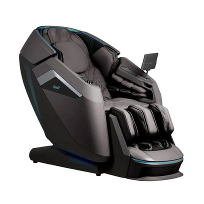 Osaki Apex Duo 5D+4D Massage Chair  Brown Angled View