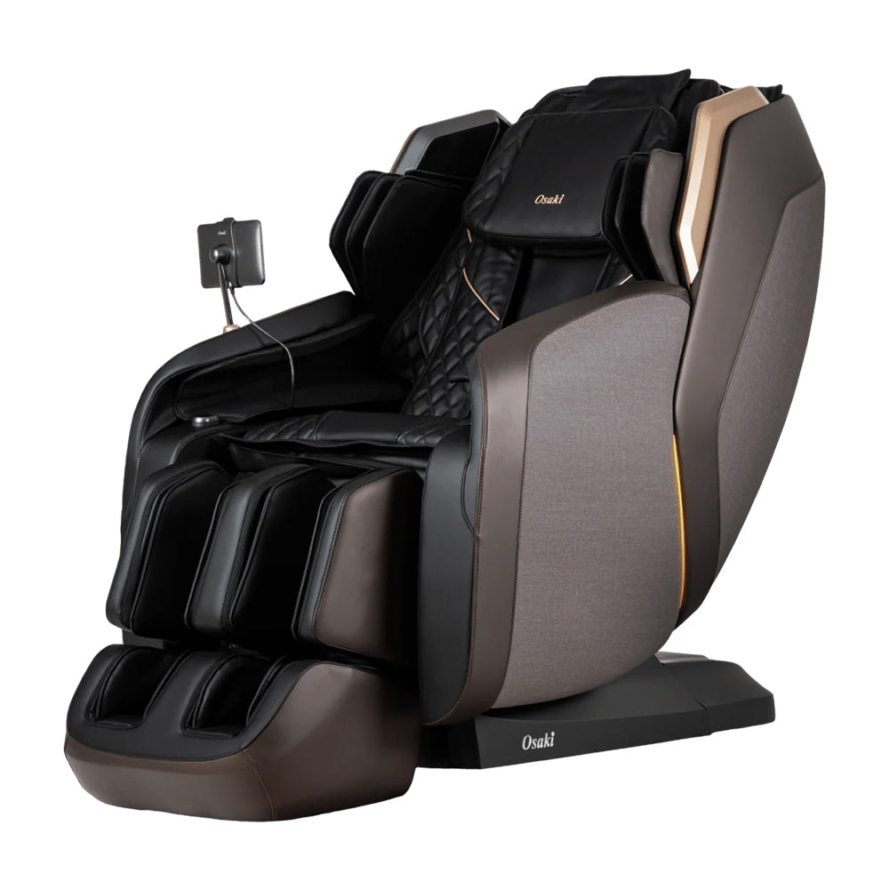 Osaki Duke XL 4D Massage Chair Black Angled View