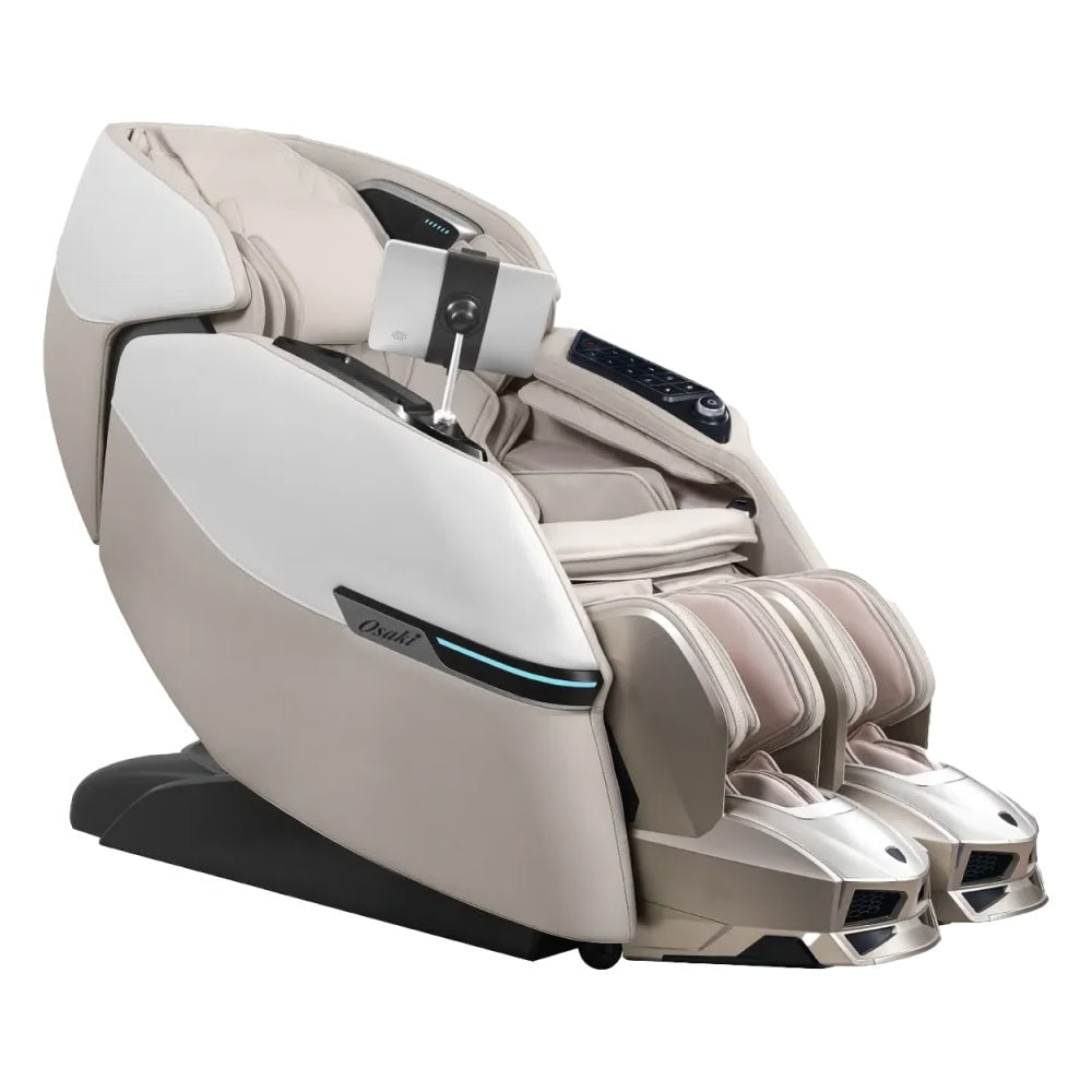 Osaki Trion Duo Flex Taupe Angled View