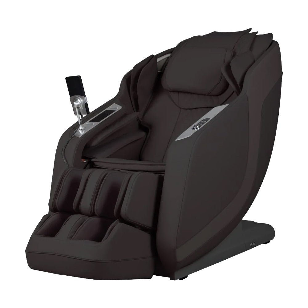 Osaki 4D Helix LE Massage Chair Brown Angled View