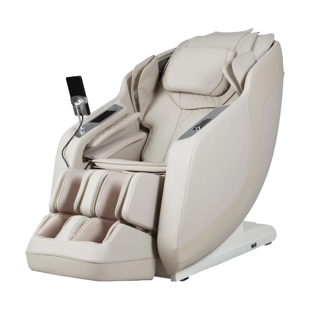 Osaki 4D Helix LE Massage Chair Taupe Angled View