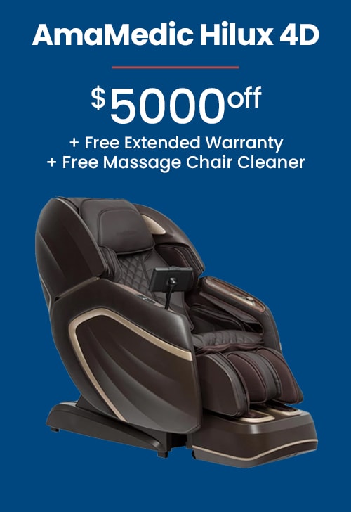 Save $5000 on the AmaMedic Hilux 4D Massage Chair