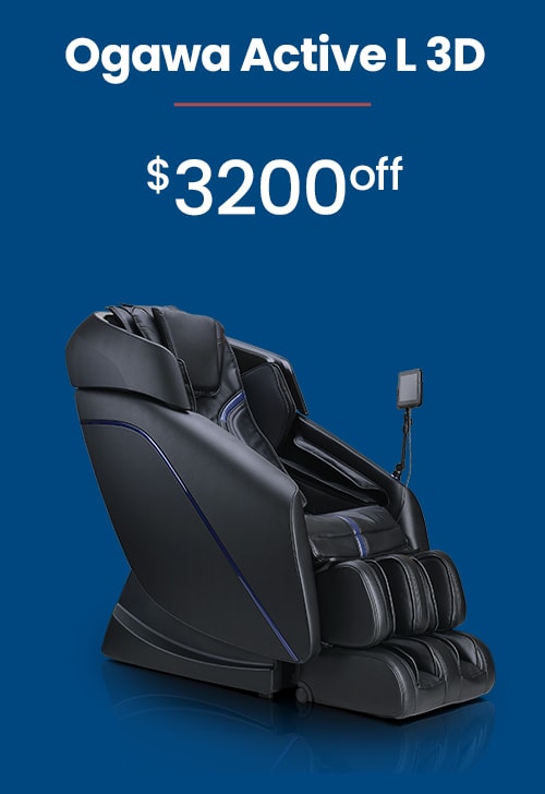 Save $3200 on the Ogawa Active L 3D Massage Chair