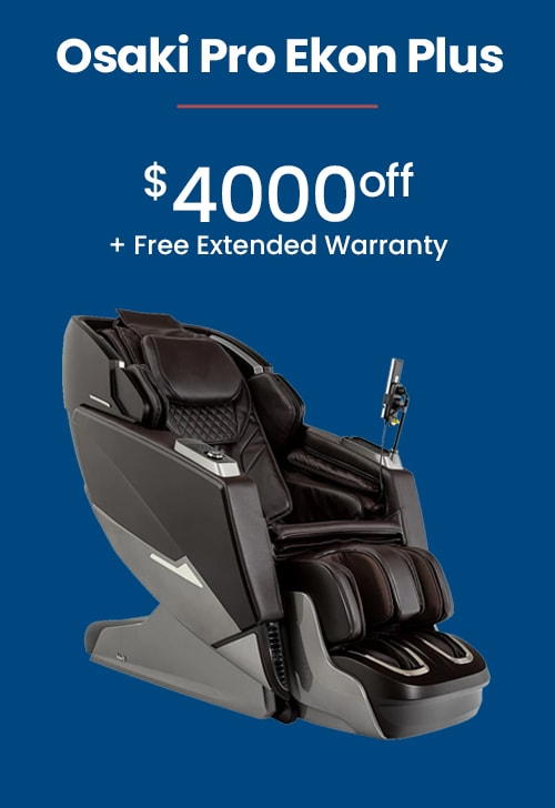 Save $4000 on the Osaki OS-4D Pro Ekon Plus Massage Chair