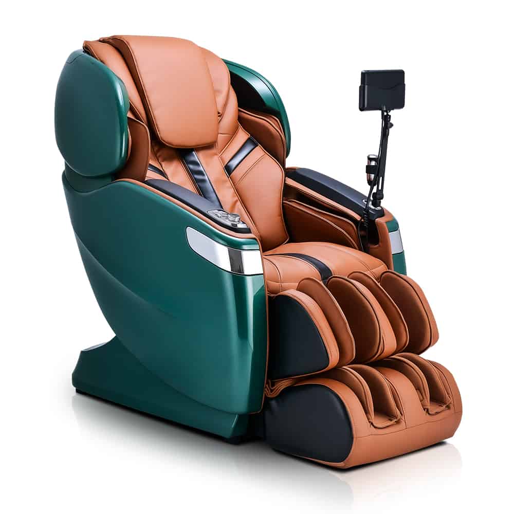 Ogawa Master Drive AI 2 Massage Chair Emerald and Cappuccino