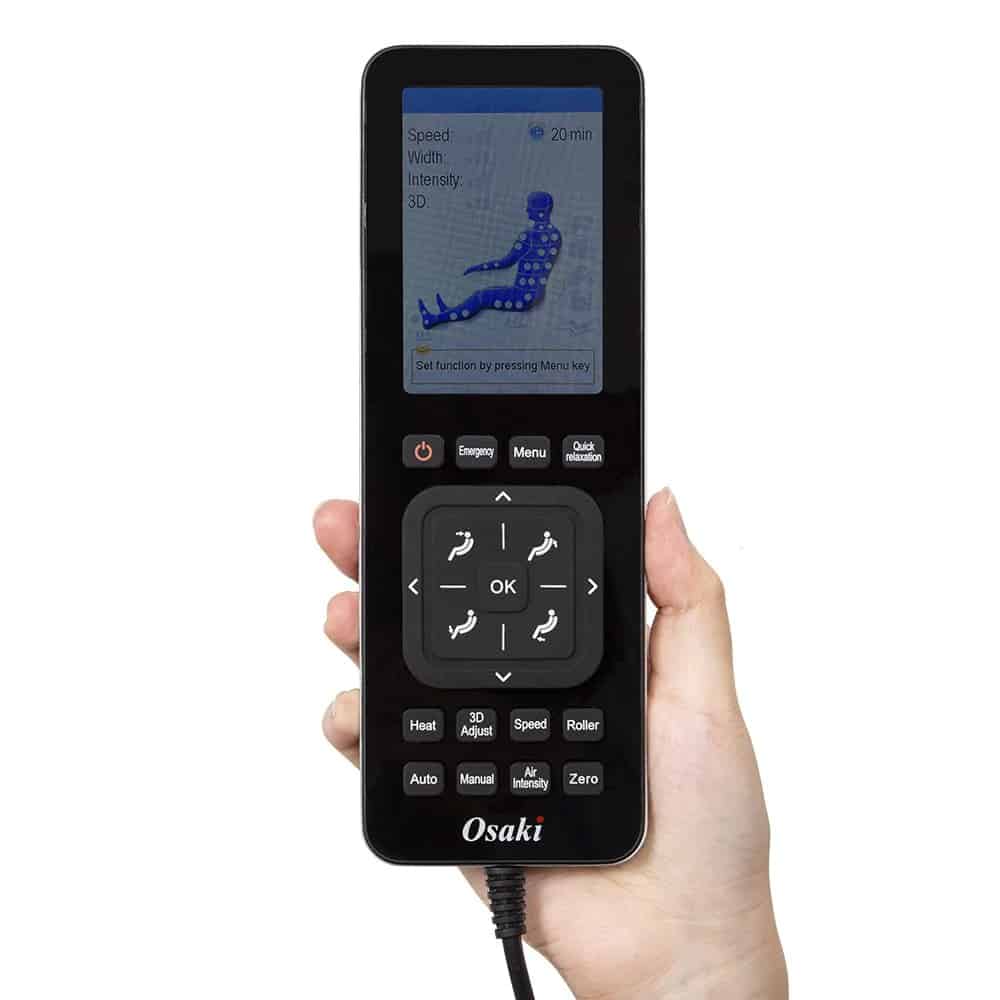 Osaki 3D Dreamer V2 Massage Chair Remote Control