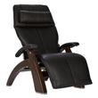 Black Premium Leather / Dark Walnut Wood