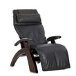 Gray Premium Leather / Dark Walnut Wood